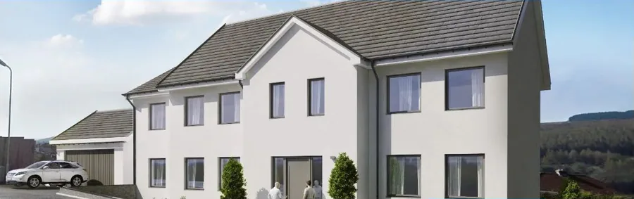 Llynfi Court, the completed six-bedroom Wellspring home in Maesteg
